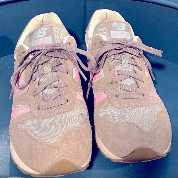 New Balance Shoes - New Balance Brown and Pink 675 Sneakers